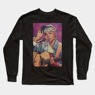 Retro vintage lauryn hill Long Sleeve T-Shirt